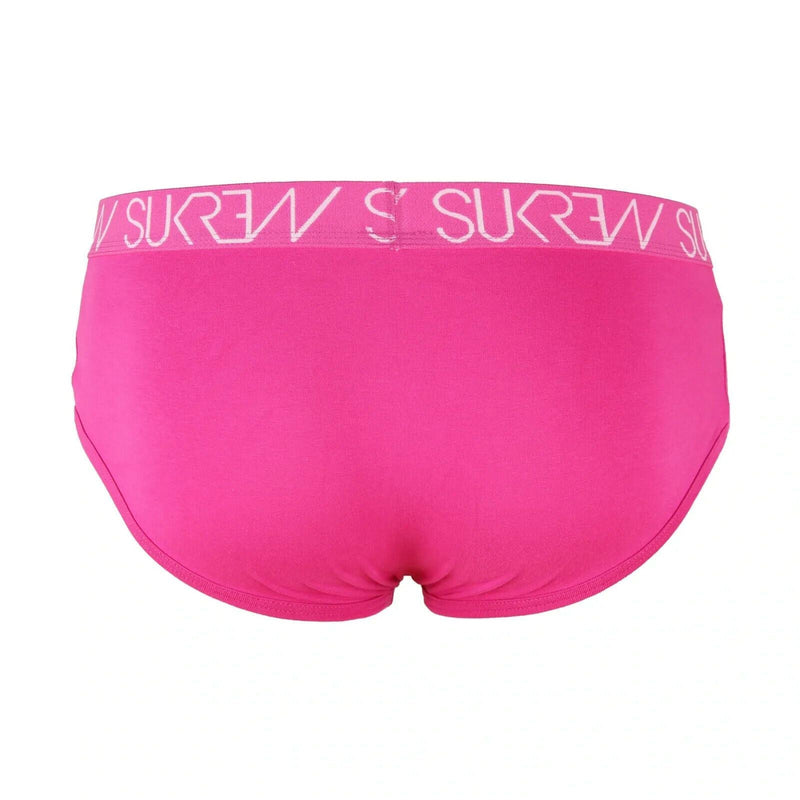 SUKREW Apex Low-Rise Brief Unlined Stretchy Rounded Pouch Tropical Pink 37