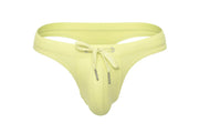 SUKREW Low - Rise Swim Thong Torrent Round Contour Pouch Lemon Sorbet 331