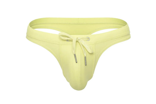 SUKREW Low - Rise Swim Thong Torrent Round Contour Pouch Lemon Sorbet 331