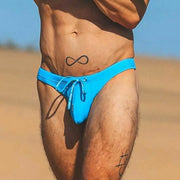 SUKREW Sexy Swim-Thong TORRENT Rounded Contour Pouch Flexible Swimwear Aqua 36