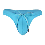 SUKREW Sexy Swim-Thong TORRENT Rounded Contour Pouch Flexible Swimwear Aqua 36