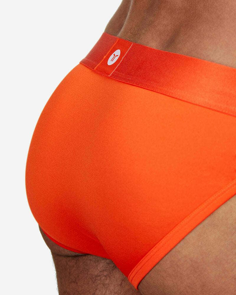 TEAMM8 Brief Spartacus Quick-Dry Low-Rise Briefs Flame Orange 11