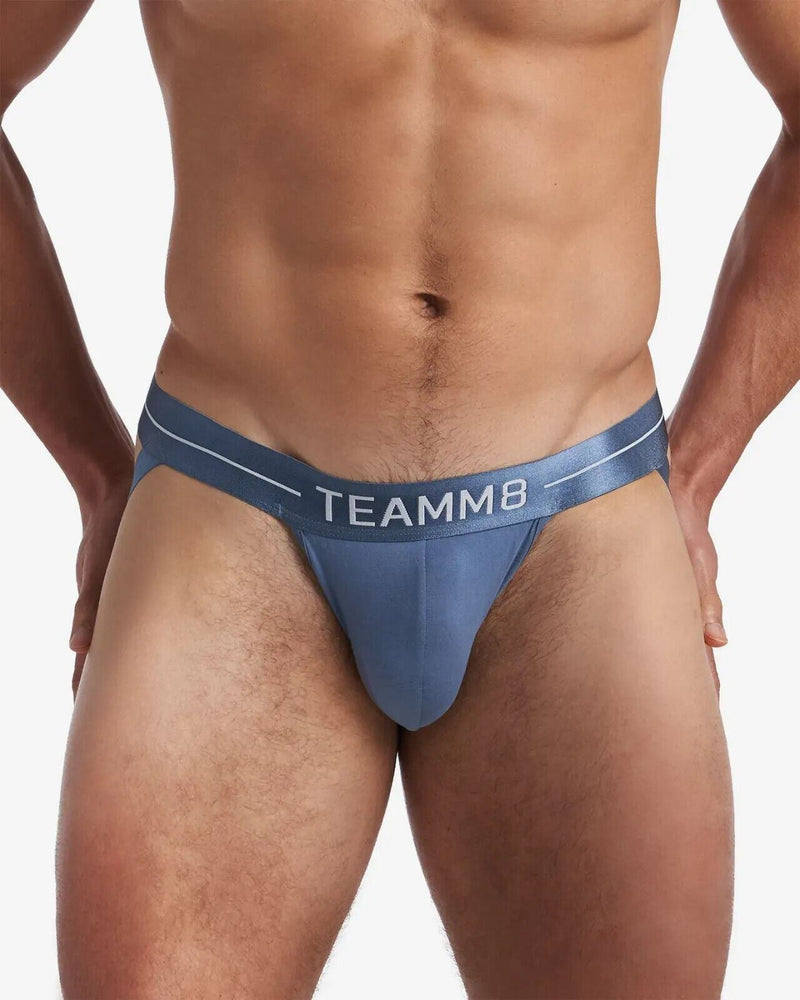 TEAMM8 ICON Jockstrap Ultra Comfortable Quick-Dry Jock Slate Blue 22