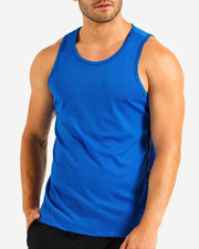 TEAMM8 Tank Advantage Mesh Blue high Performance Workout Tanktop Royal Blue 12