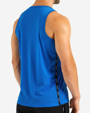 TEAMM8 Tank Advantage Mesh Blue high Performance Workout Tanktop Royal Blue 12