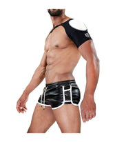 TOF PARIS Fetish Shoulder Harness Elegant Garments Clubbing Black & White