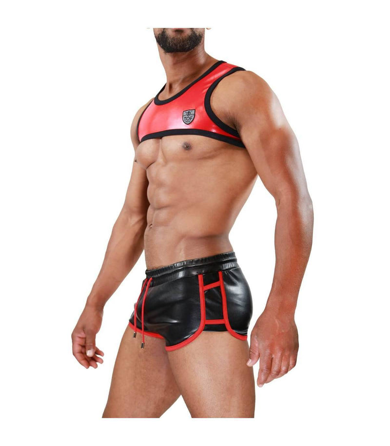 TOF PARIS Harness DERI Elegant Flashy Red Sexy 22