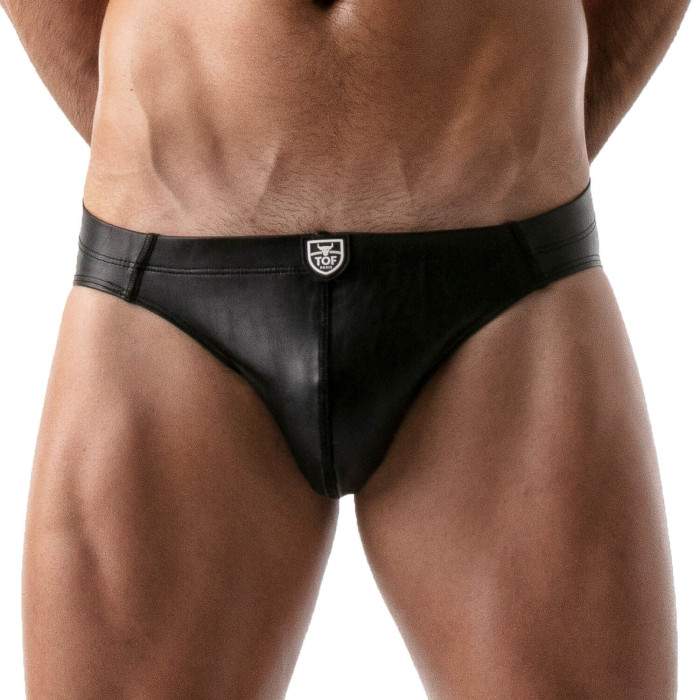 TOF PARIS Mini Brief Leather Imitation Microfibre Briefs Leatherette 18