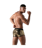 TOF PARIS Retro Short Star Mini-Shorts Glitery Fabric Gold