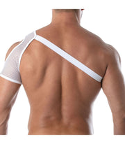 TOF PARIS Shoulder Harness Mesh Circuit Transparent White 90