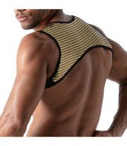 TOF PARIS Star Pocket Harness Deep Zipped Pouch Fashion Glitter Gold