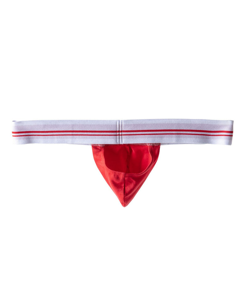 TOF PARIS Thong French Stringless Bi-Stretch Jersey String Red 23