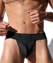 Tom of Finland by RUFSKIN Pouch WINK Backless Perforated Rubberized Spandex 24