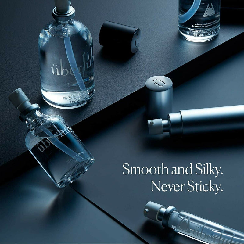 Uberlube Lubricant Good To Go Traveler Gold Metal Refilable Case & 1 insert 15ml