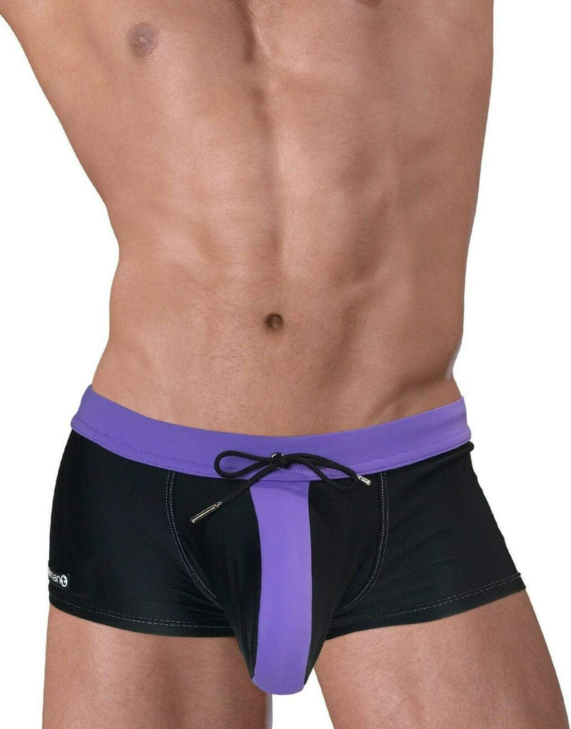 WildmanT Maillots de bain Moby Big Boy Pouch Short de bain Coupe carrée Violet MDS-SQ 2
