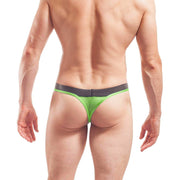 WOJOER Thong POWERPREN String See Through Neopren Green 368W435
