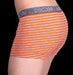XL-HOM Boxer Bussiness Cotton Men Underwear Orange Lined 1