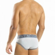 XL Modus Vivendi Brief Bear Boost Snap-On Briefs Grey 12511 16