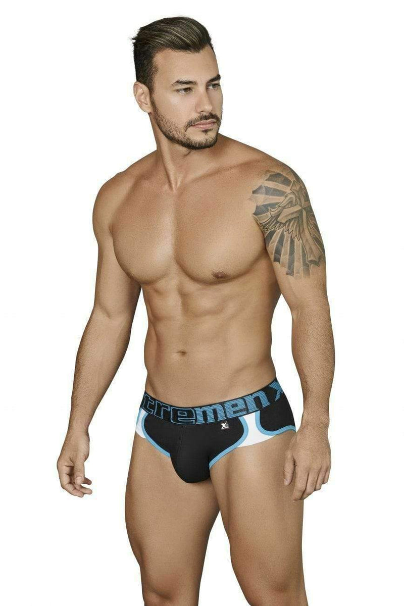 XTREMEN Brief Sports Stretchy Cotton Smooth Black 41309 2