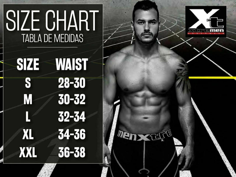 XTREMEN Brief Sports Stretchy Cotton Smooth Black 41309 2