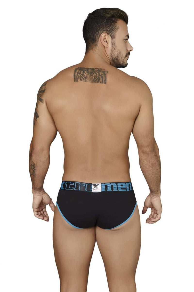 XTREMEN Brief Sports Stretchy Cotton Smooth Black 41309 2